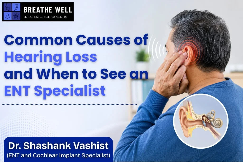 Common Causes of Hearing Loss Best ENT Specialist in Noida Sector 47